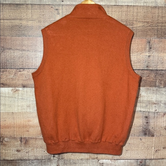 Carnoustie 1/4 Zip Pullover Golf Vest Men’s size Medium Burnt Orange Outdoor - Picture 4 of 7